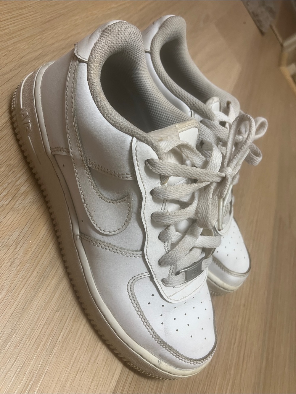 Nike Women's White Leather Sneakers - Classic Low Top